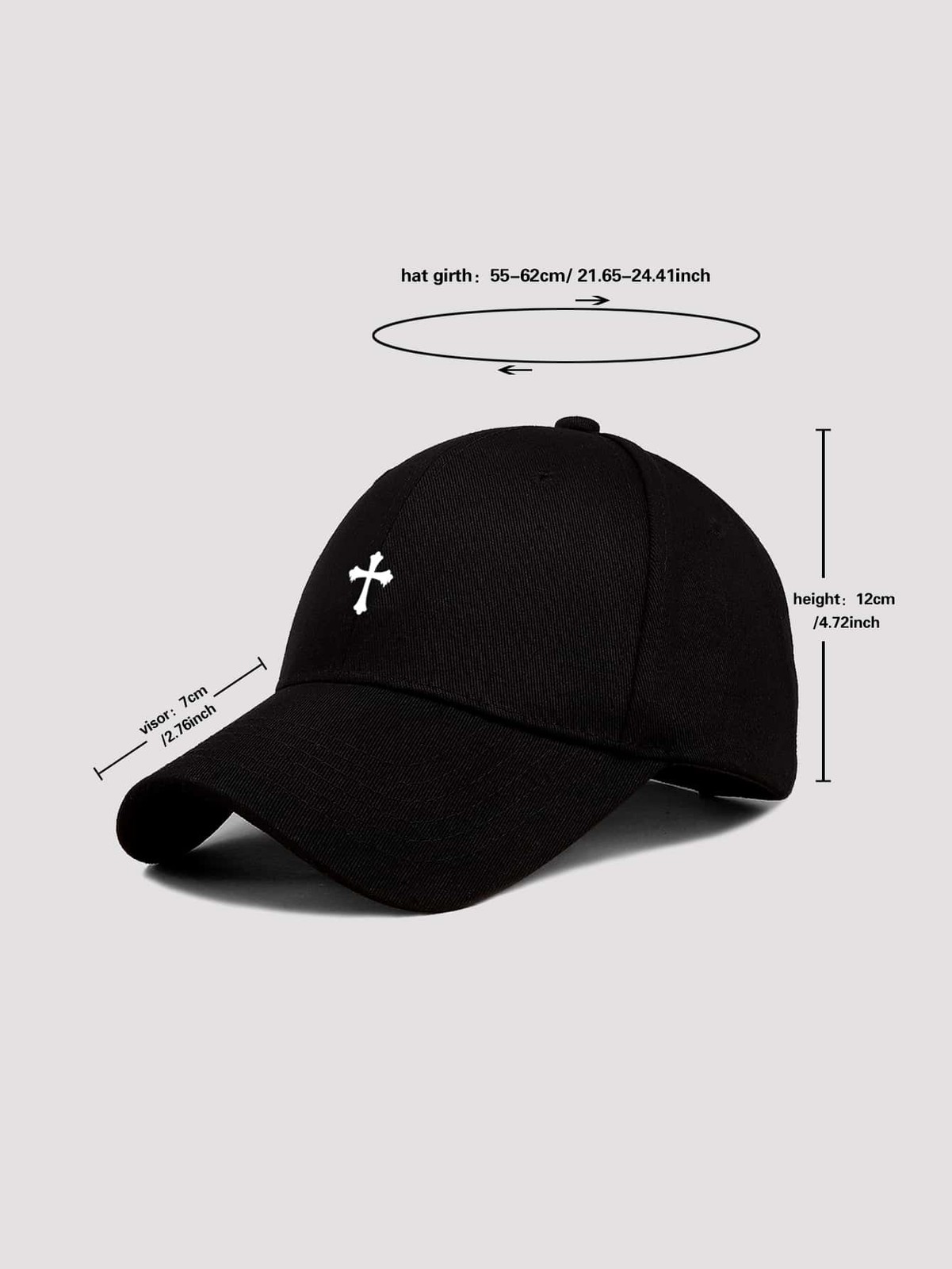 Men's Casual Printed Adjustable Baseball Cap Simple Everyday Sun Hat