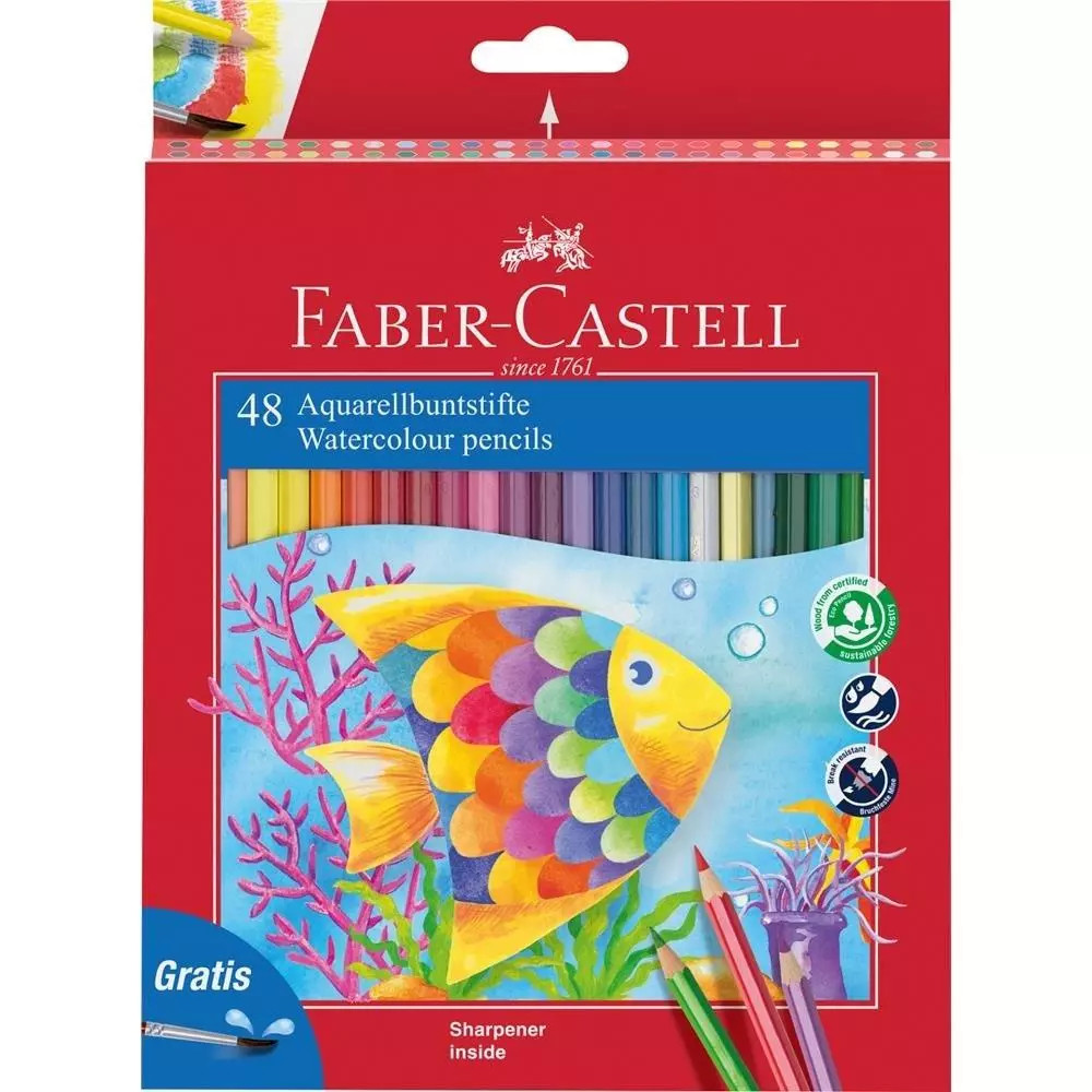4005401144489 Kredki akwarelowe 48 kolorów FABER CASTELL Faber Castell