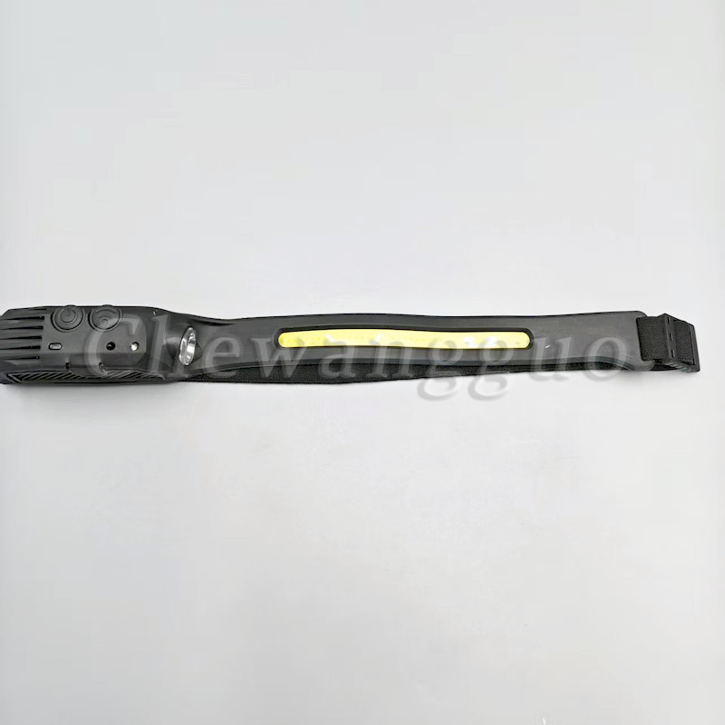 COB LED Headlamp USB Rechargeable Headlight Head Band Torch Work Light NEW