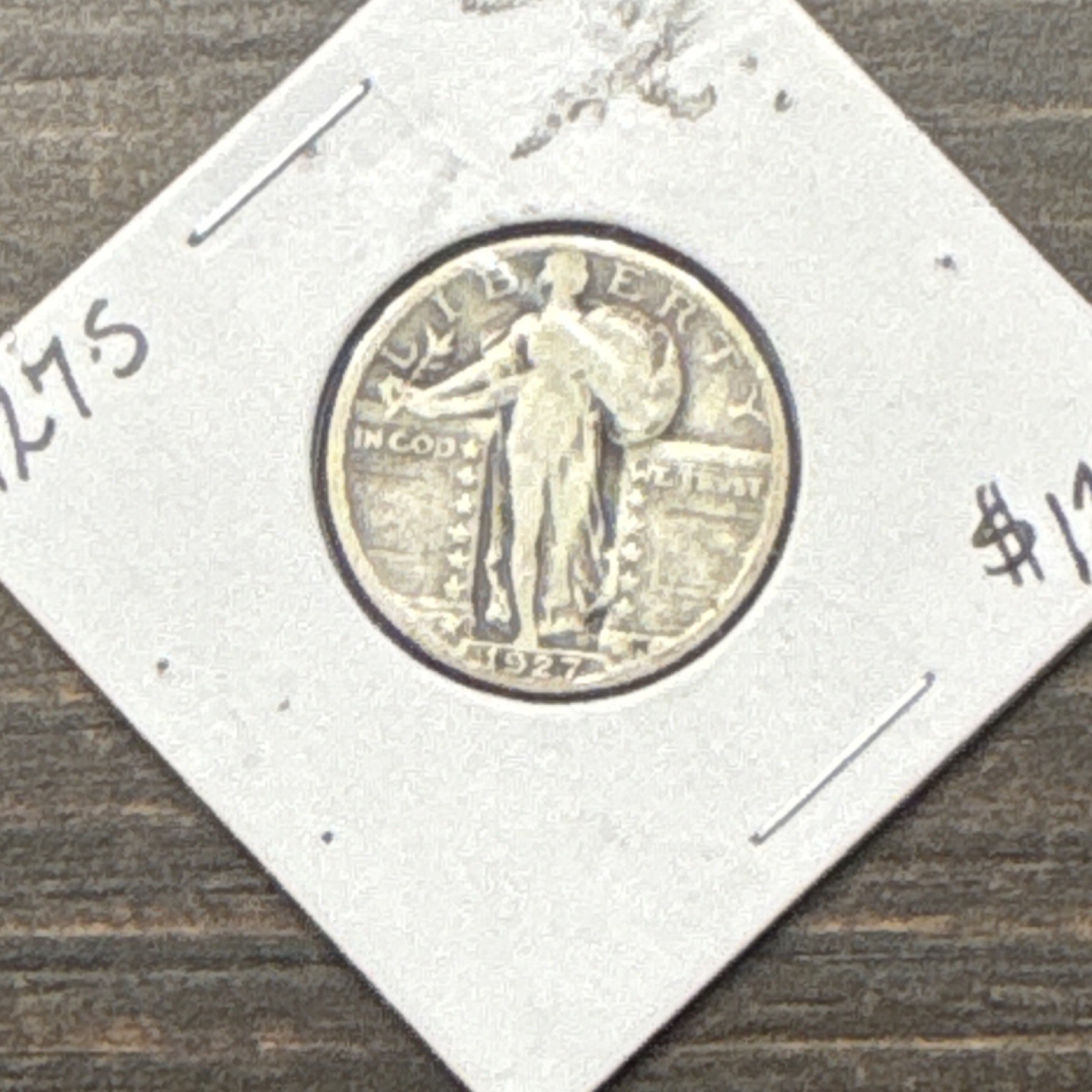 1927 S Standing Liberty Quarter Silver 25C Business Strike Circulated