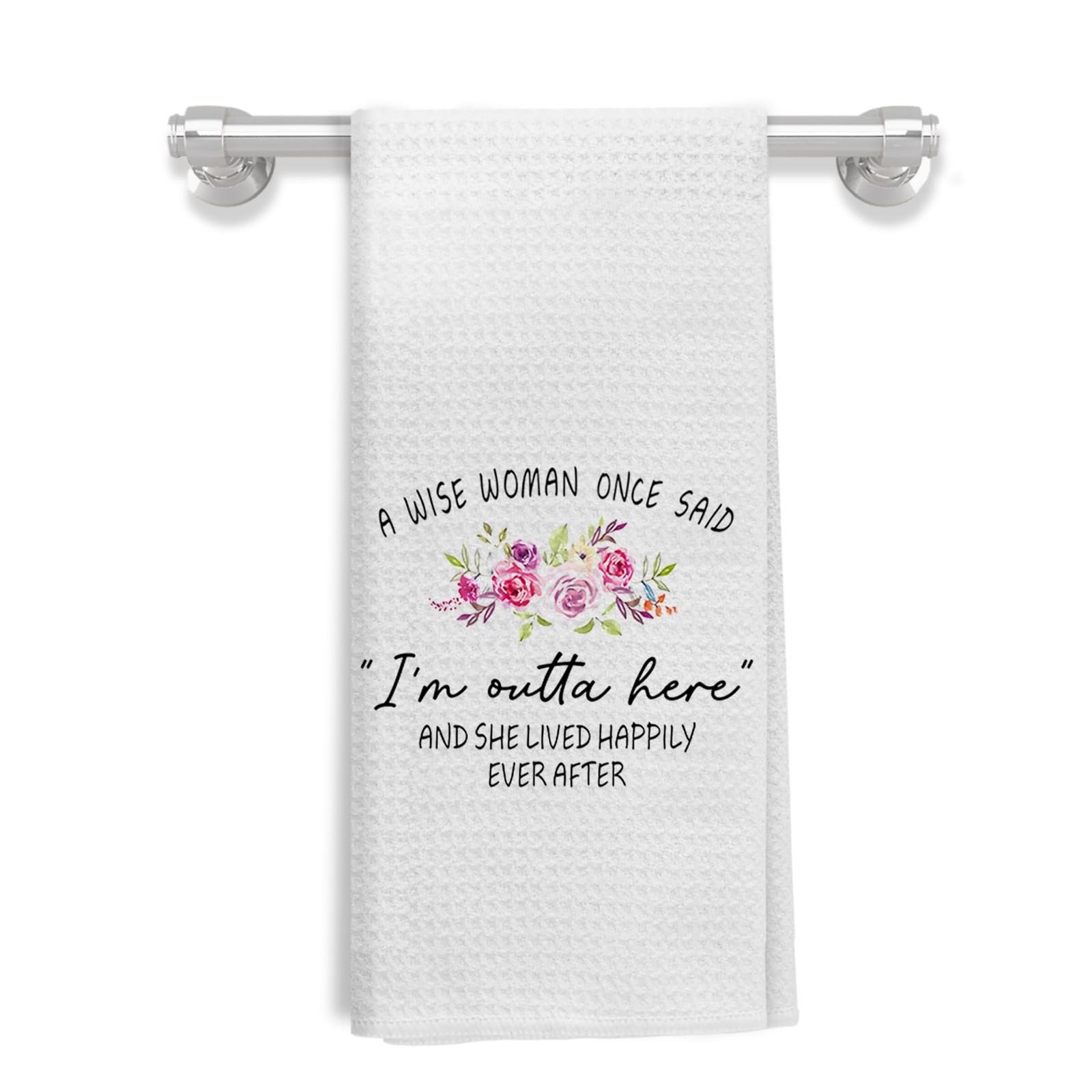 Funny Retirement Gift for Kitchen Towels, Gifts for Coworkers Friends Goodbye...