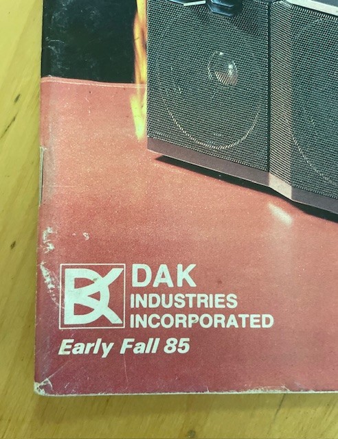 Vintage DAK Industries Sales Catalog Early Fall 1985 Computers Electronics