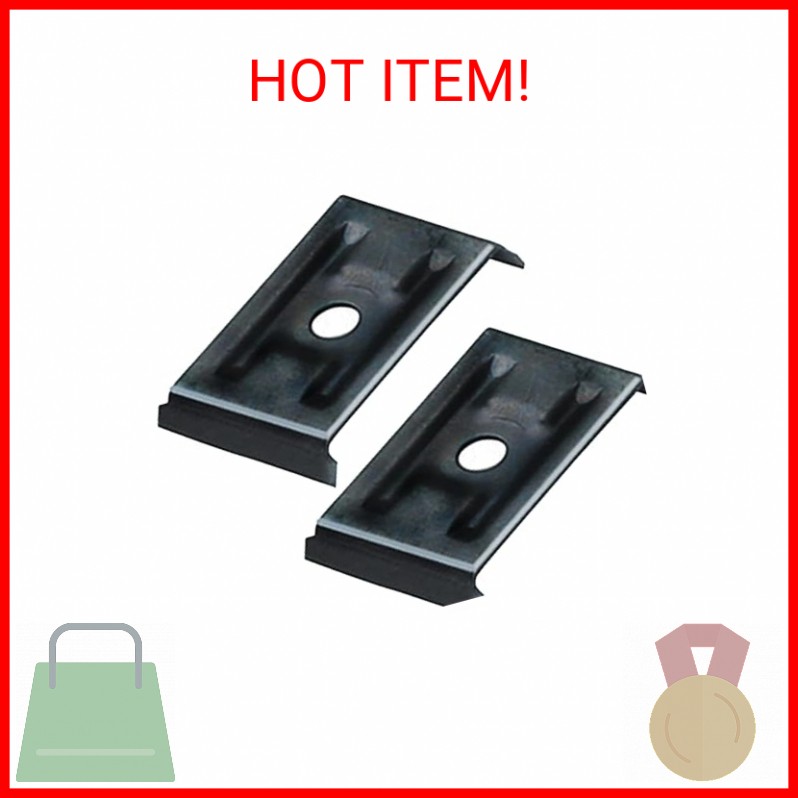 ALLWAY 1B 2-Edge Scraper Blades for Wood and Painting Applications, 1-1/8", 2 Pa