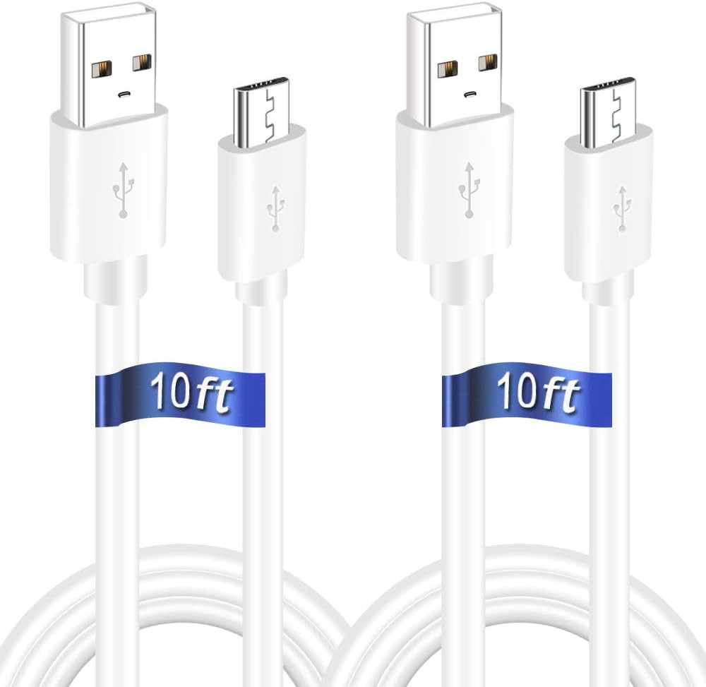 2PCS 10FT USB Power Extension Cord Compatible with Wyze-Cam, Wyzecam