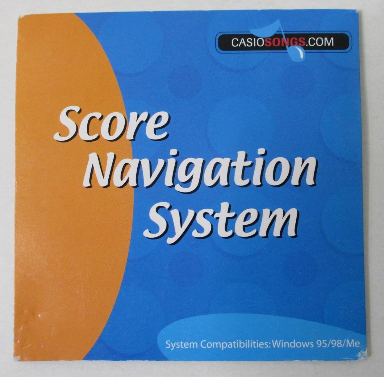 Score Navigation System; Casio (CD-ROM; Computer Software) For Windows 95/98/Me