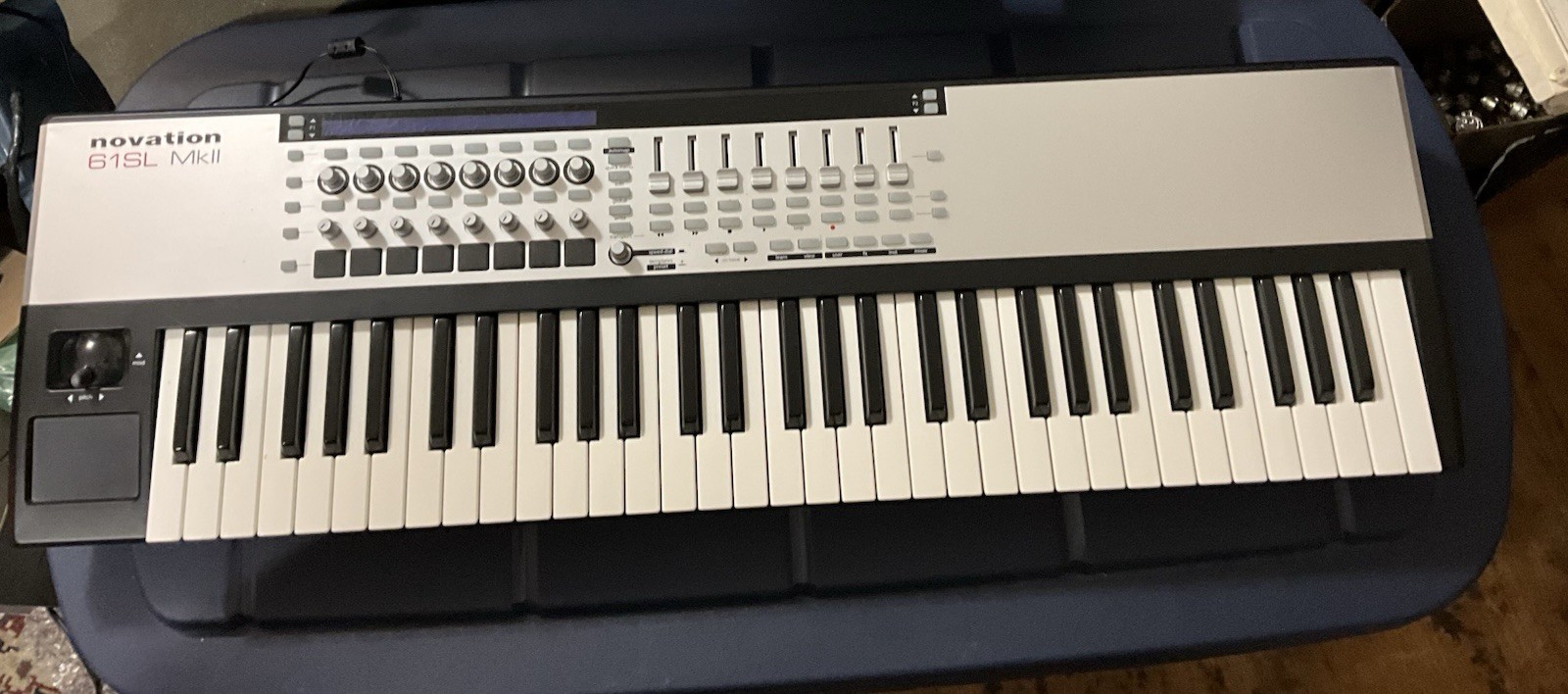 Novation 61SL MKII MIDI Controller Keyboard With Power Supply.