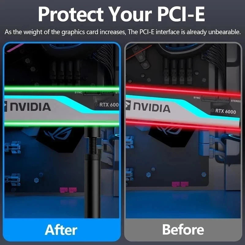 Graphics Card GPU Support Bracket: GPU Sag Bracket Video Card Stand GPU Holder G