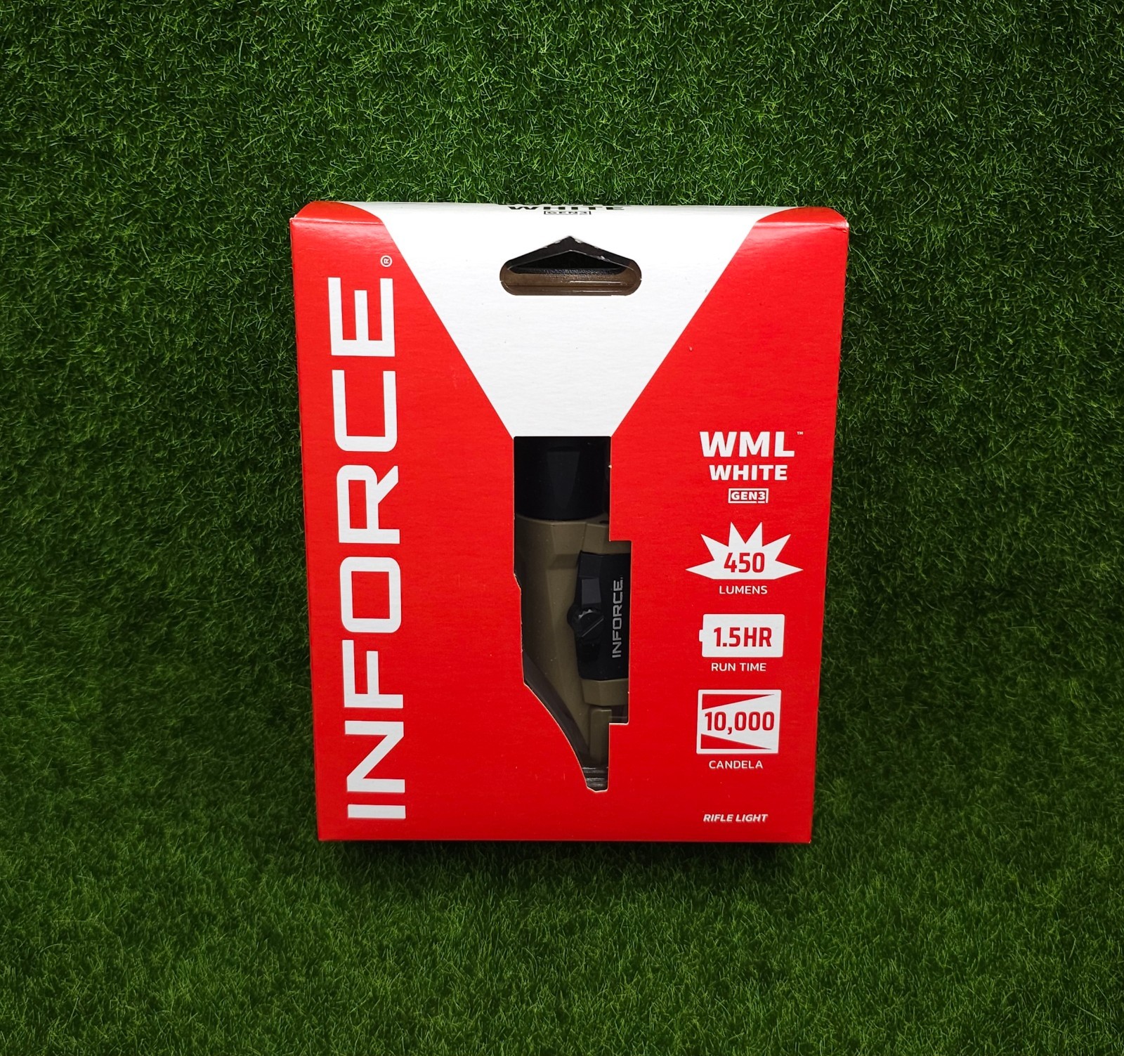 Inforce WML White Gen 3 LED Weapon Mounted Light 450 Lumens, FDE - IF71011DE
