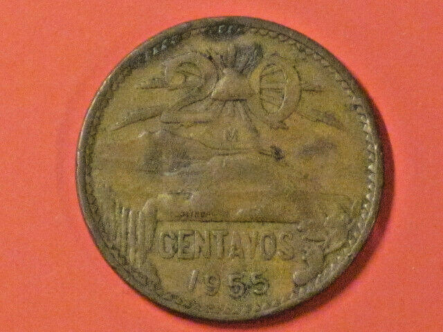 1955 M  20 Centavo s -  Mexico   KM# 439