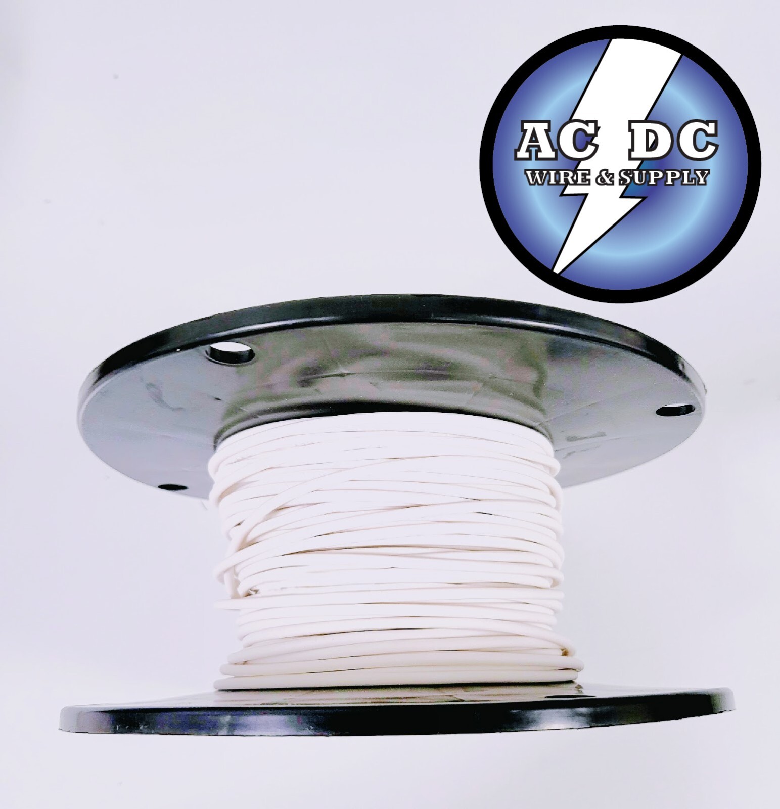 14 awg TXL HIGH TEMP AUTOMOTIVE POWER WIRE STRANDED COPPER USA - WHITE 100 FT