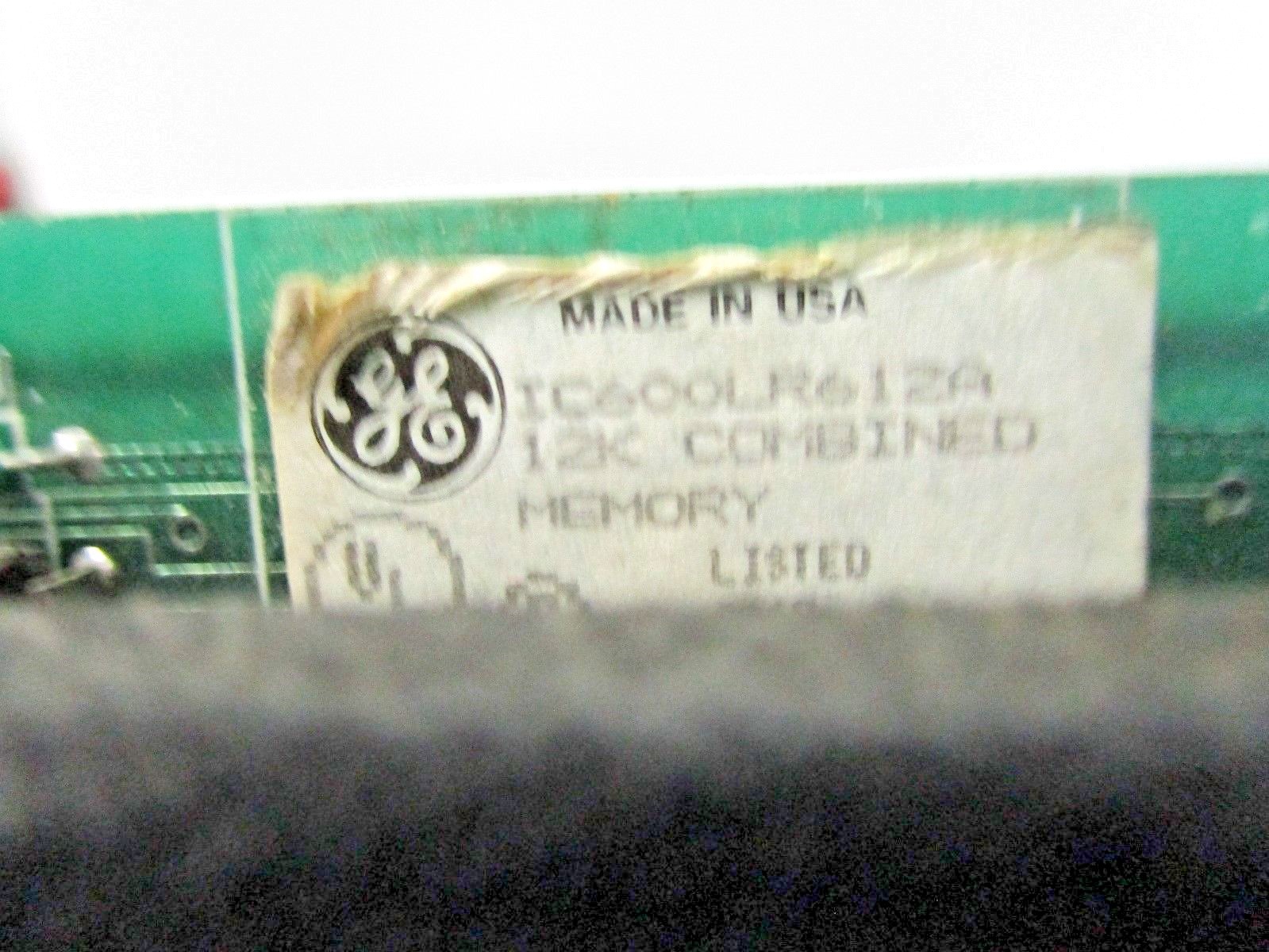 GE 12K COMBINED MEMORY MODULE 1C600LR612A