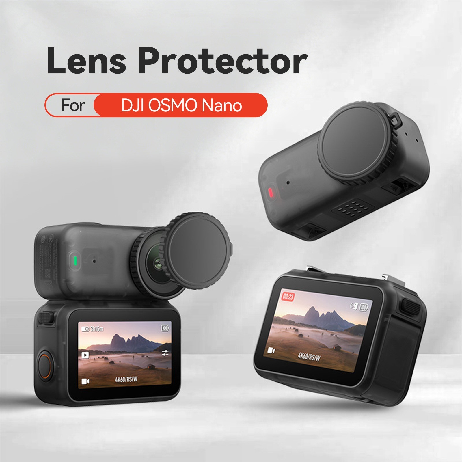Soft Dustproof Lens Cap Protective Cover Case for DJI OSMO Nano