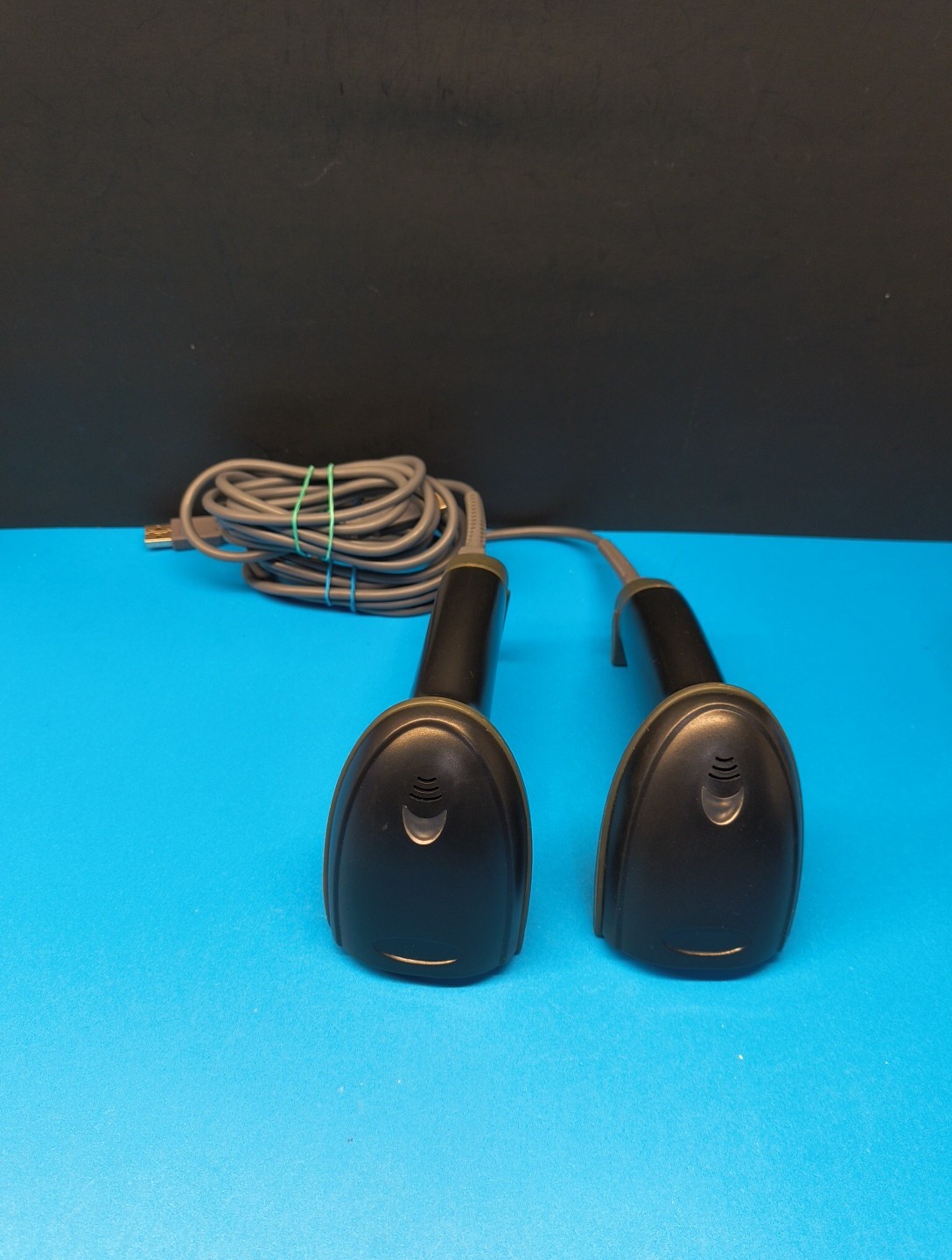 Barcode readers lot of 2. TESTED WORKS. Unmarked similar to Symbol ls2208