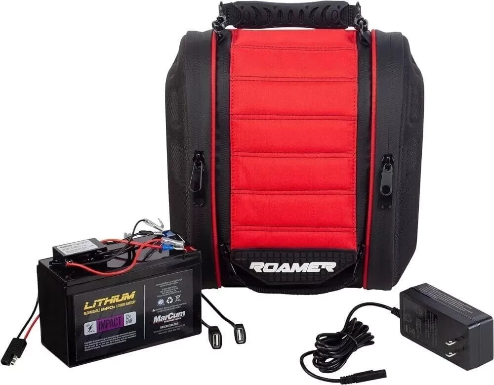 Marcum Roamer Lithium Battery Shuttle Kit Ice Fishing Battery Pack