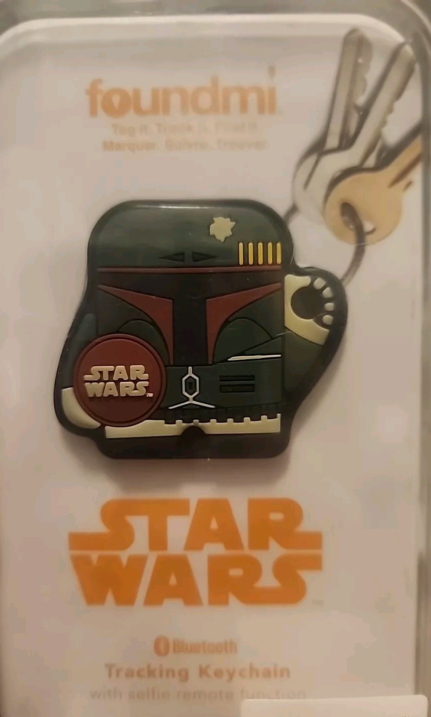 Foundmi 2.0 Bluetooth Tracking Remote Star Wars/Marvel Keychains- New- 2/$10