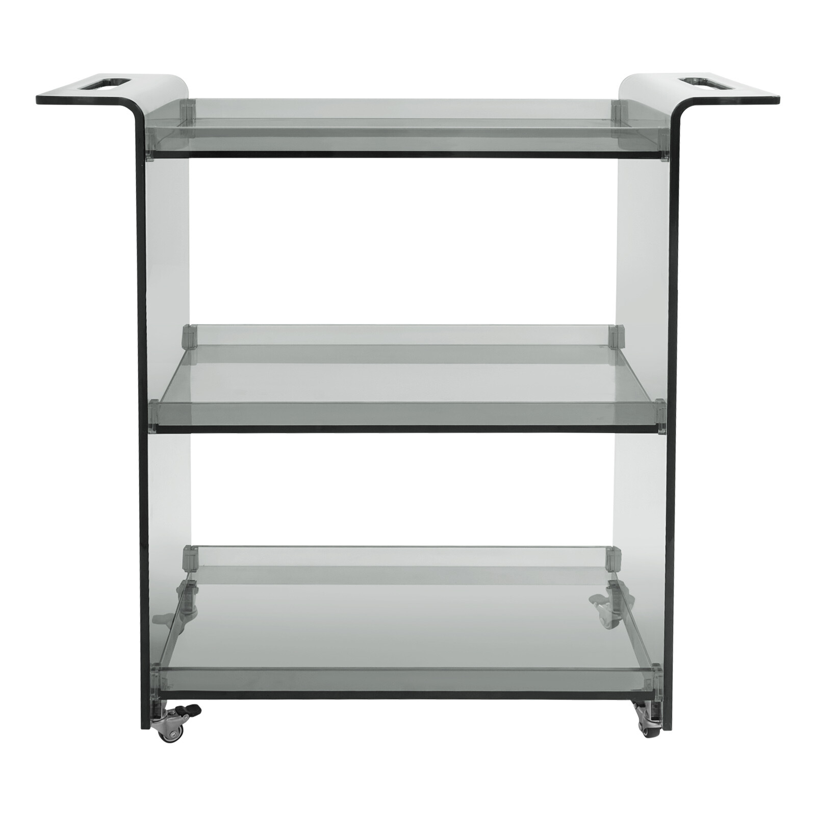 PC Cart with Wheels, Rolling Serving Cart, Mobile PC Rolling Cart