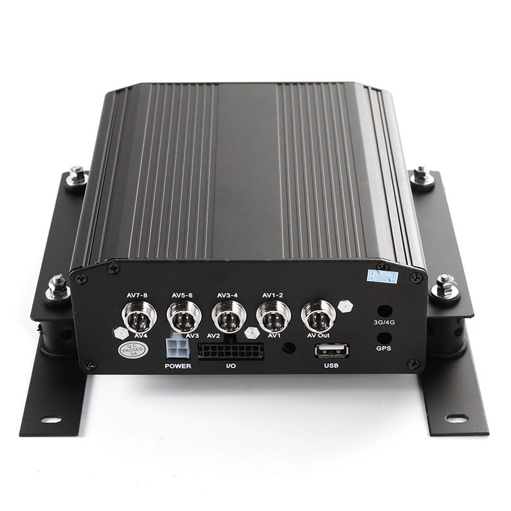 4CH Channel Car Vehicle +Remote Hard Drive Realtime Mobile Video Recorder DVR