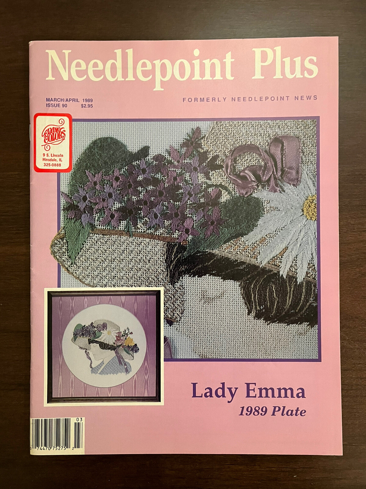 Needlepoint Plus Magazine March/April 1989 Lady Emma Easter Medallions Issue 90
