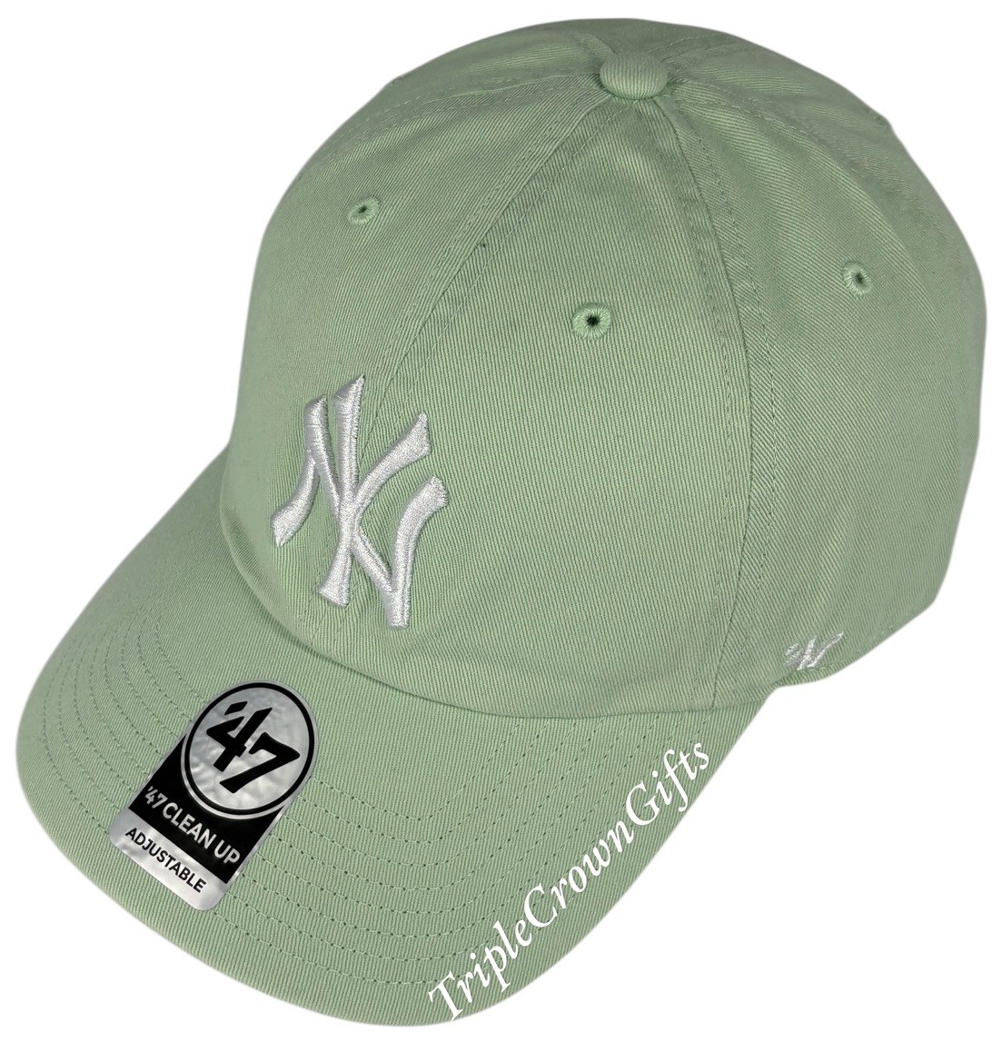 MLB New York Yankees ('47 Brand) Clean Up Hat Adjustable Strap Aloe Green