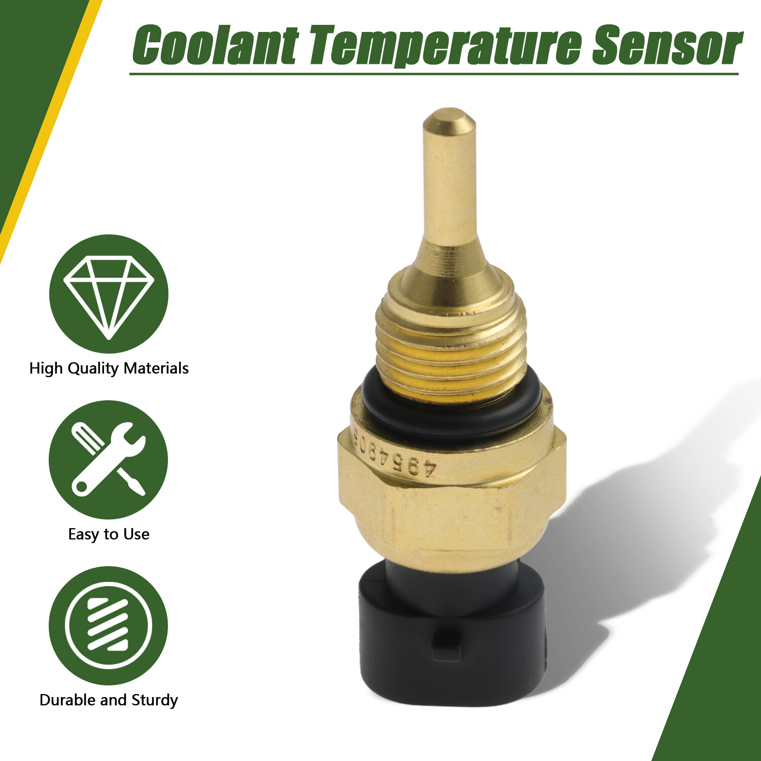 Engine Coolant Temperature Sensor Replace Fit for 1998-2015 Dodge Ram 3500