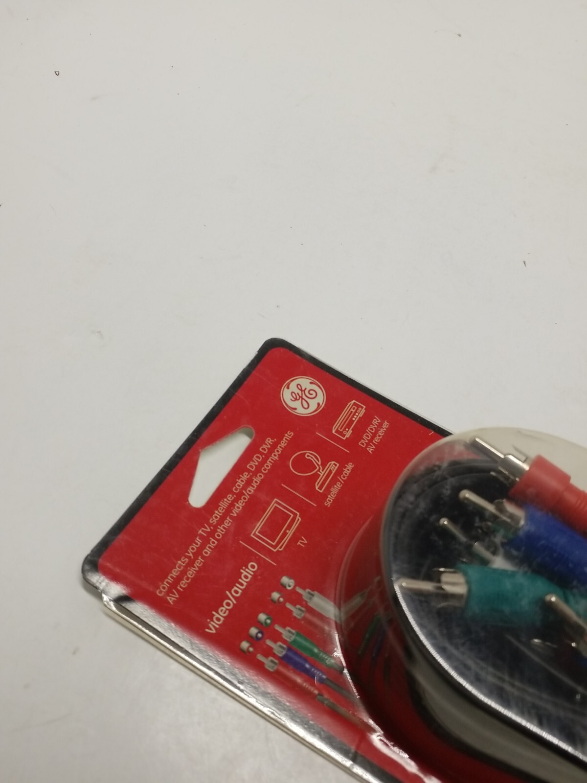 GE Component Video Cable 6ft.- 3321 NEW Sealed