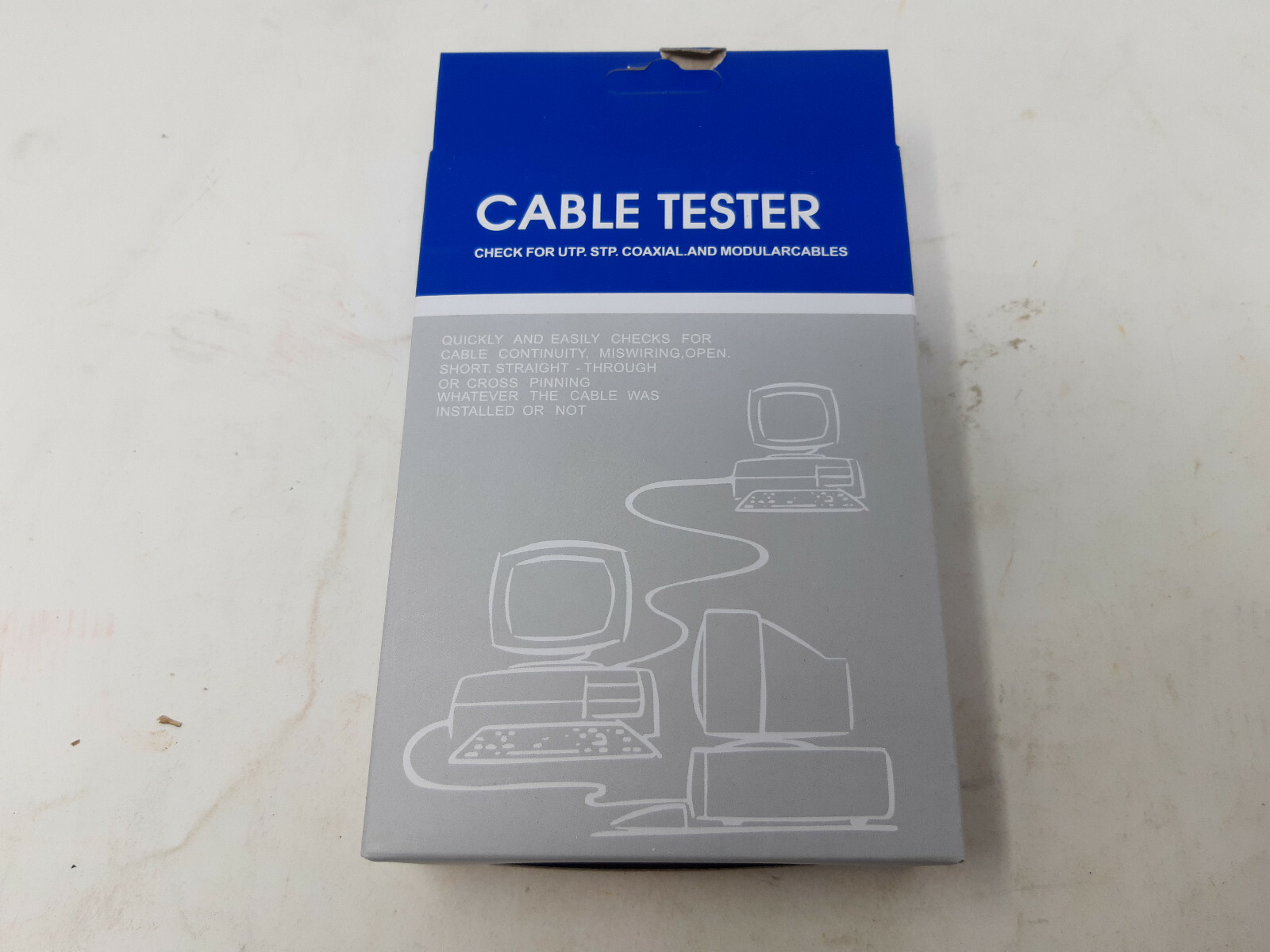 SY NETWORK CABLE TESTER SY-468 - NEW OLD STOCK