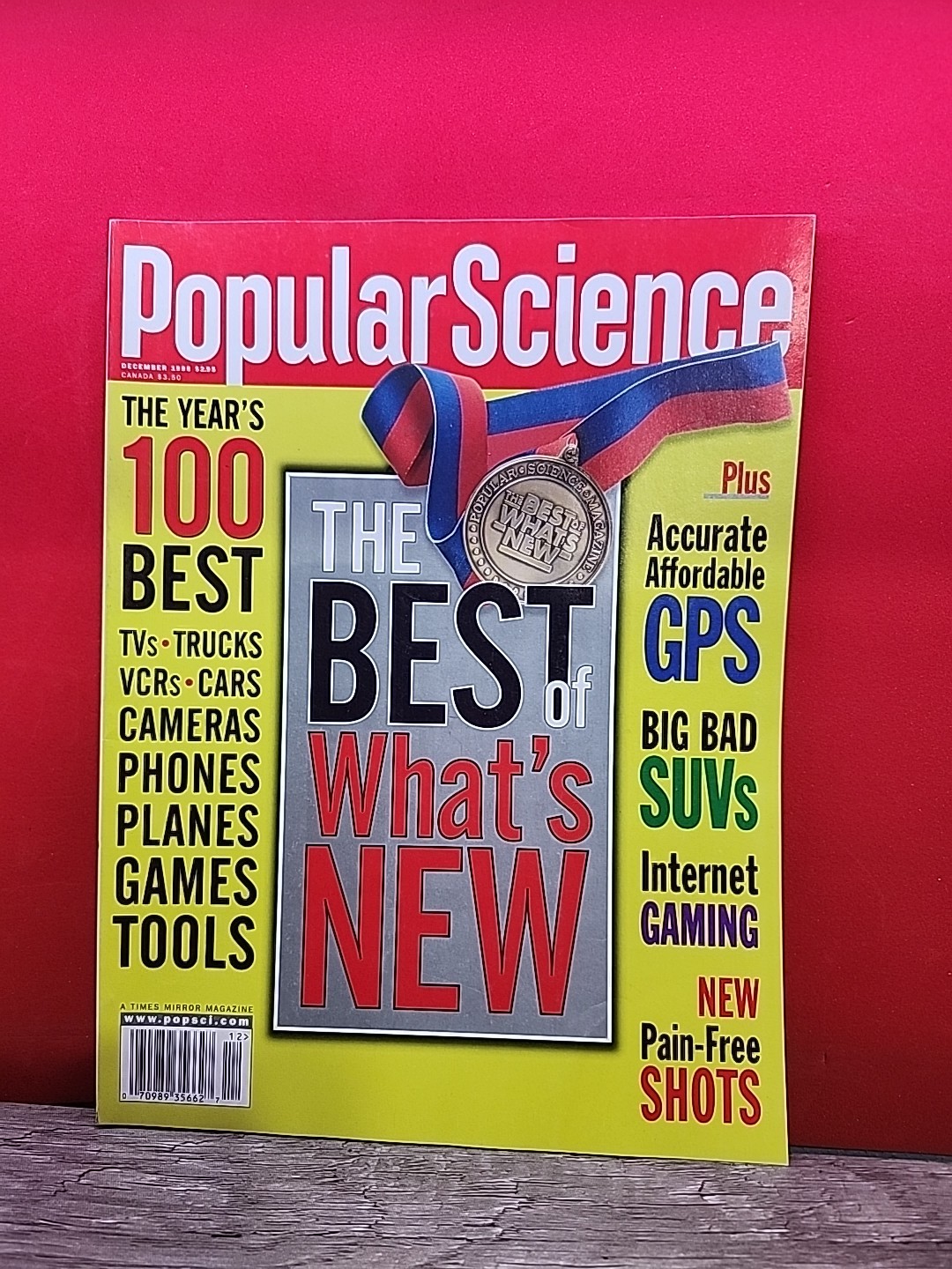 POPULAR SCIENCE MAGAZINE | THE BEST OF WHATS NEW -DECEMBER 1996 W/ Poster