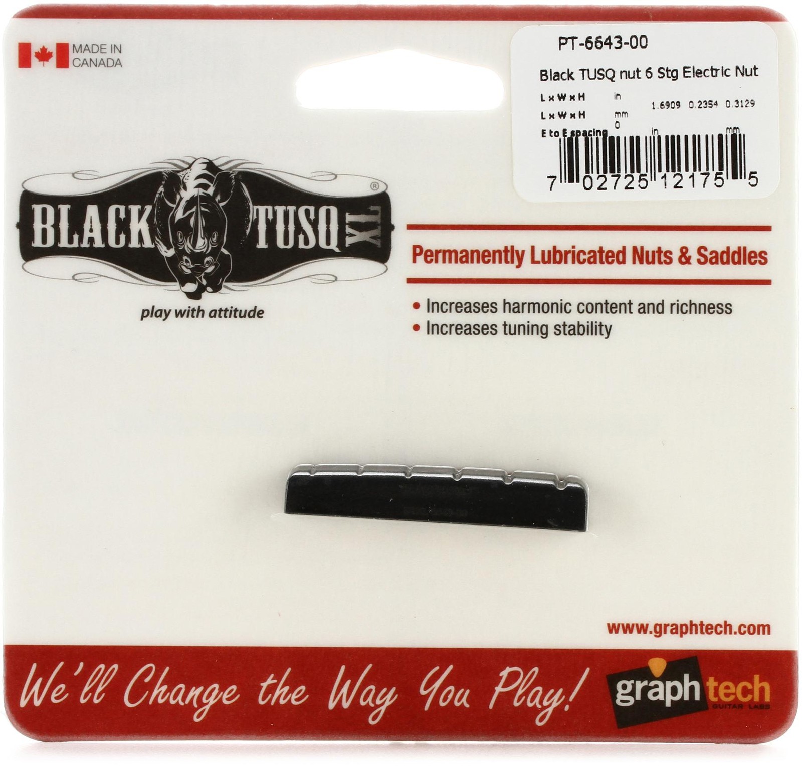 Graph Tech PT-6643-00 (3-pack) Bundle