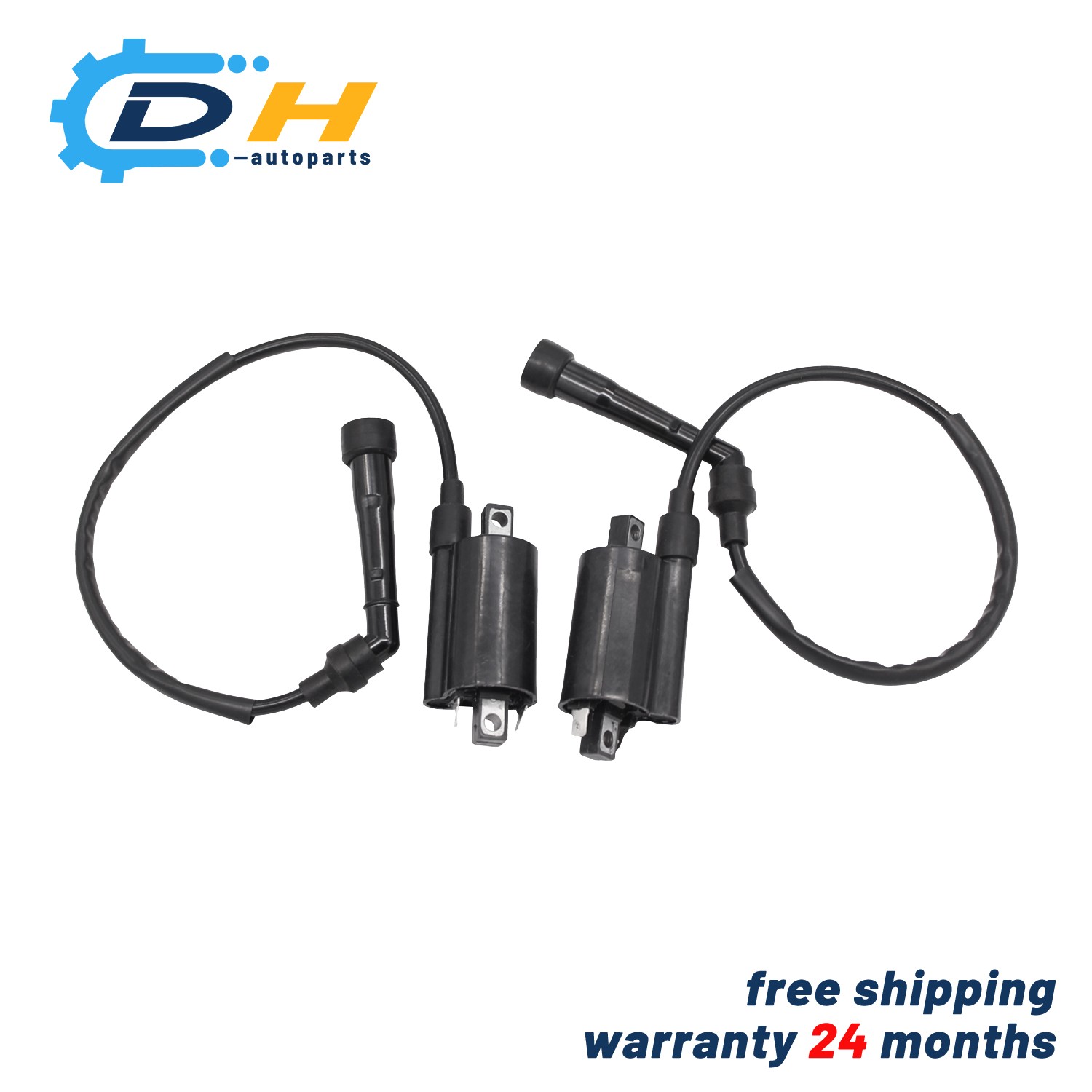 2x Ignition Coils for Kawasaki EN500C Vulcan 500 800 KLR Ltd 96-09 21121-1153