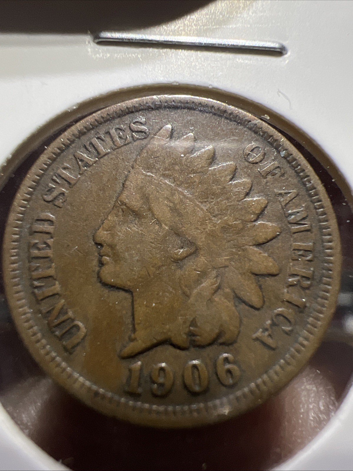 1906 Indian Head Cent Penny 1¢