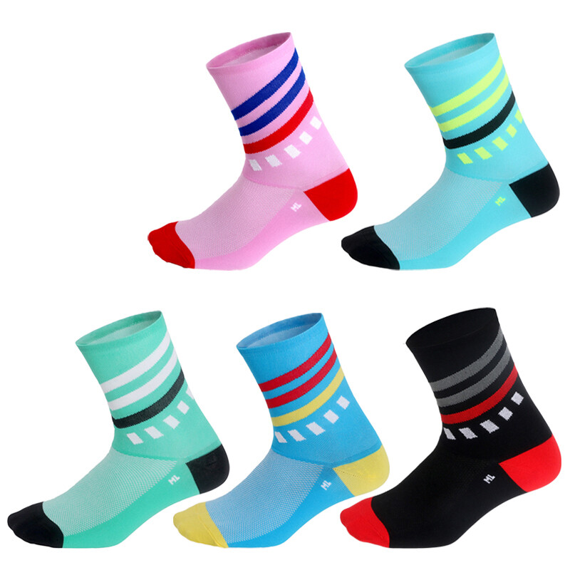 Road Cycling Socks Mens Womens Bicycle Bike Riding Sports Ankle Socks XC BMX MTB