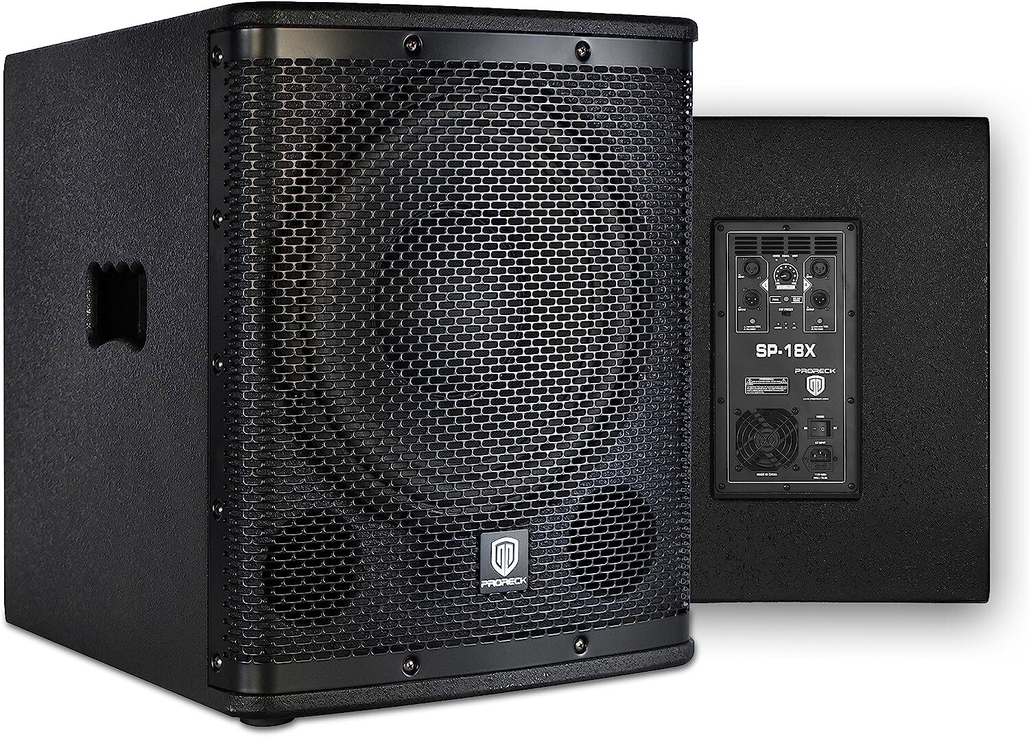 PRORECK  18 inch Active Powered PA DJ Subwoofer with Class-D Amp 3000W P.M.P.O