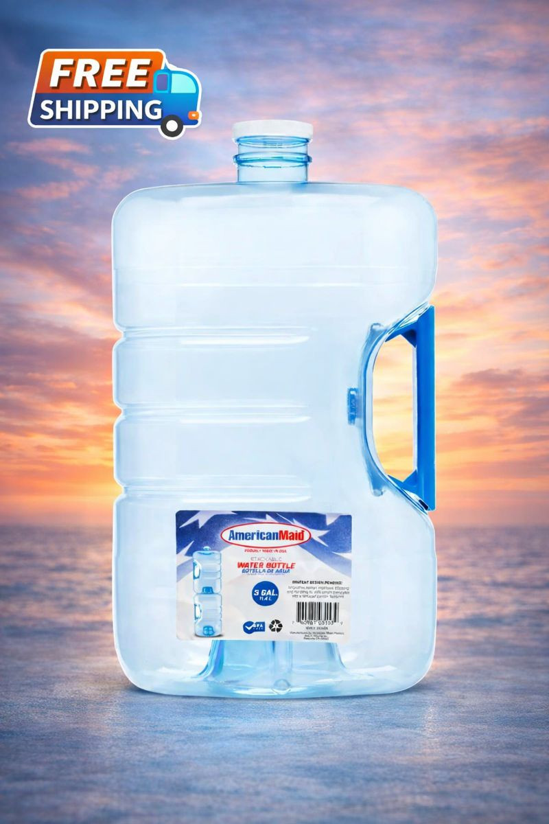 American Maid 3-Gallon Stackable Water Jug – Refillable BPA-Free Storage