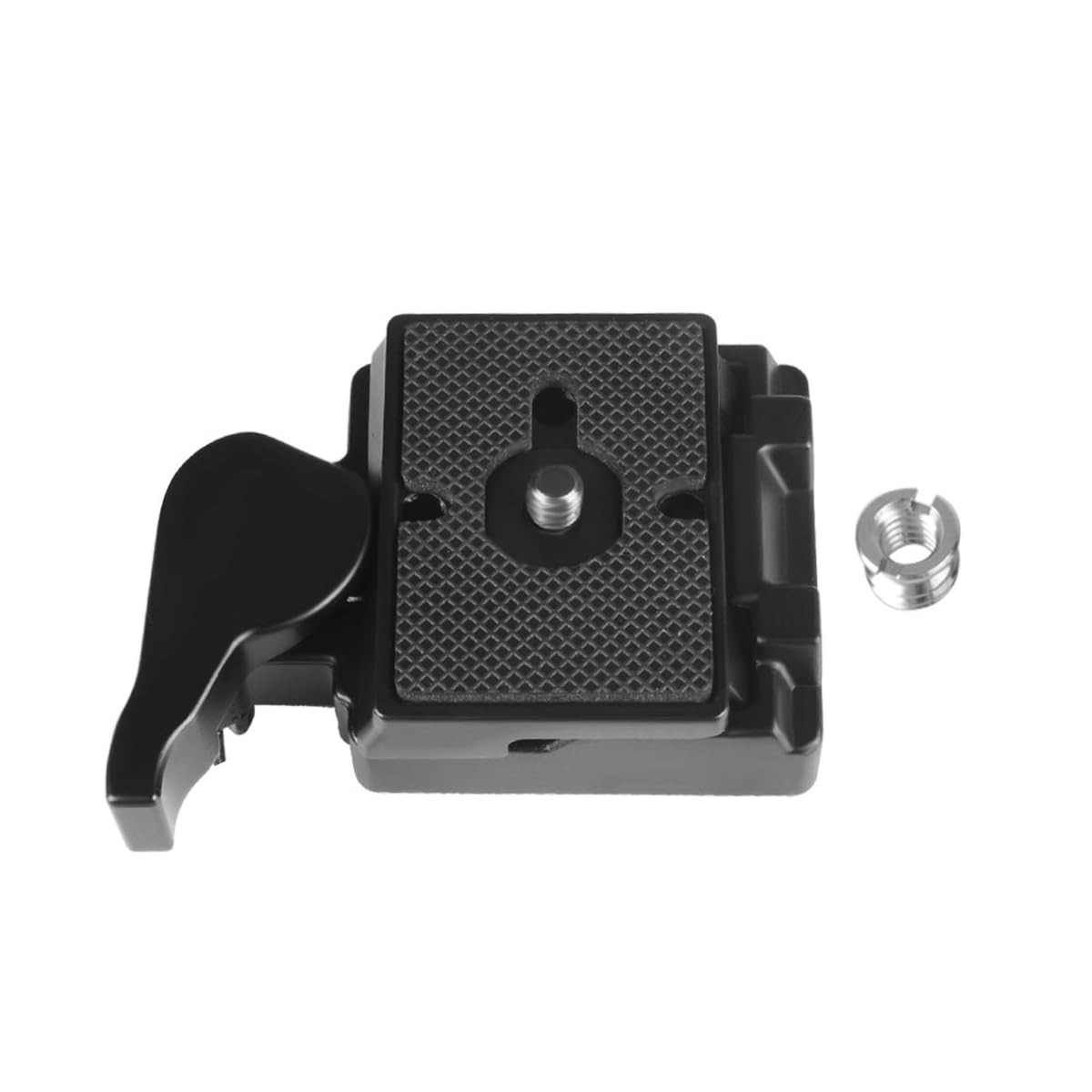 Quick Release Plate Adapter - Metal QR Plate with 1/4" & 3/8" Screws Compatible