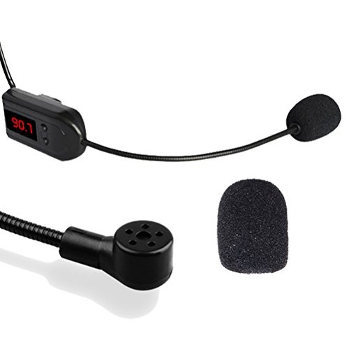 Wode Shop 15 Pack Foam Microphone Windscreen, Lapel Headset Microphone Sponge