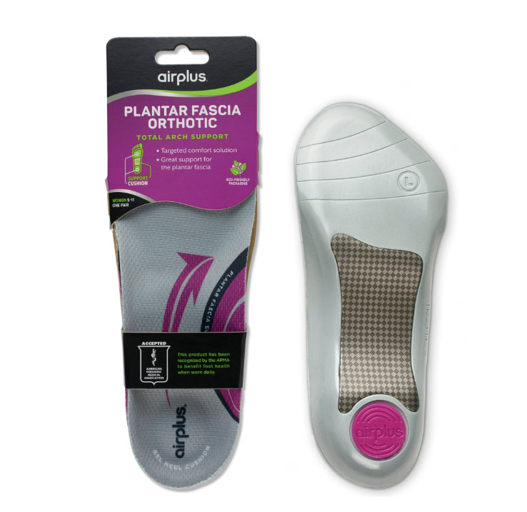 Airplus Plantar Fascia Orthotic Insole for Women, 1 Pair, Size 5-11 33887306