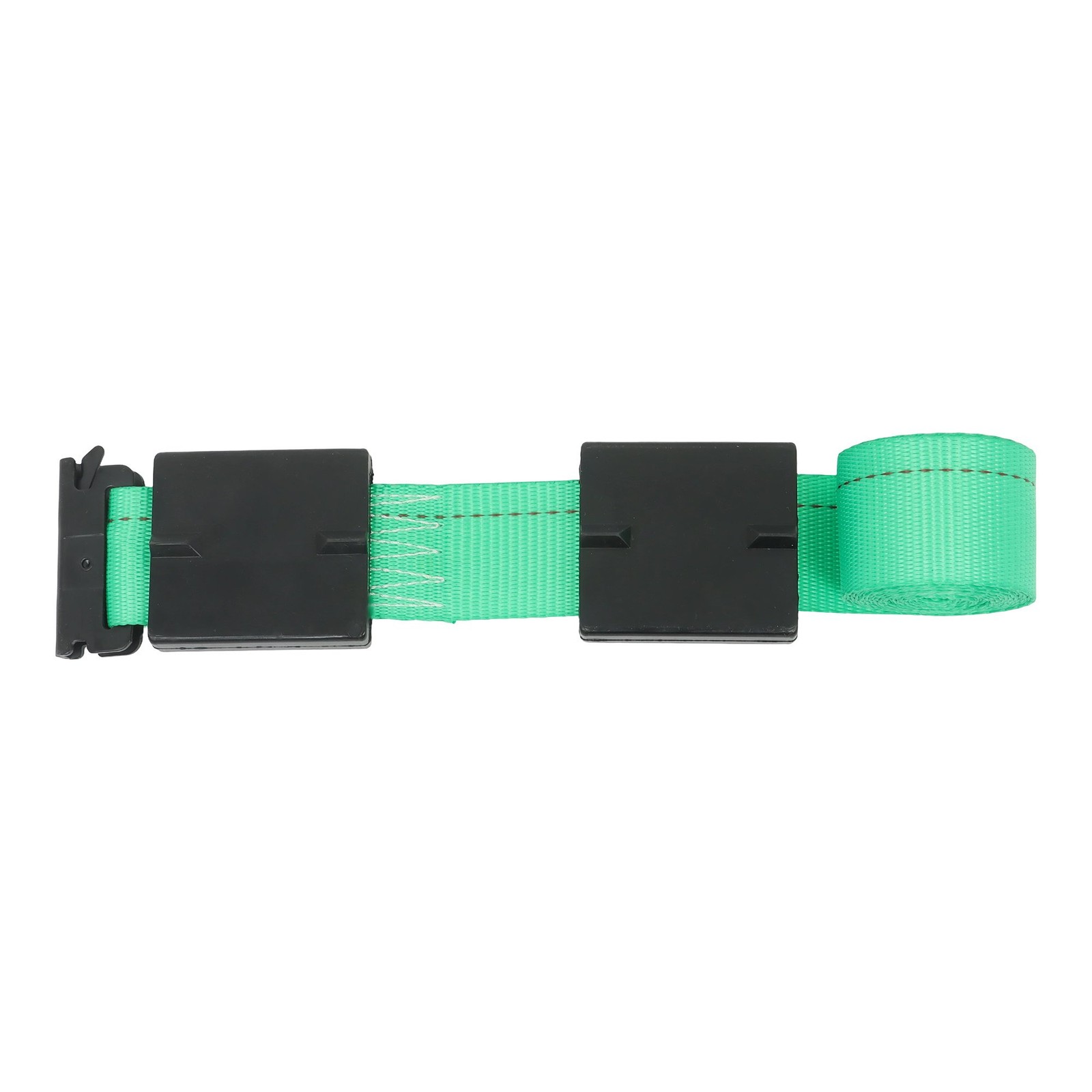 Green Wheel Chock Tie Down E Track Towing System Trailer For ATV UTV Heavy Duty