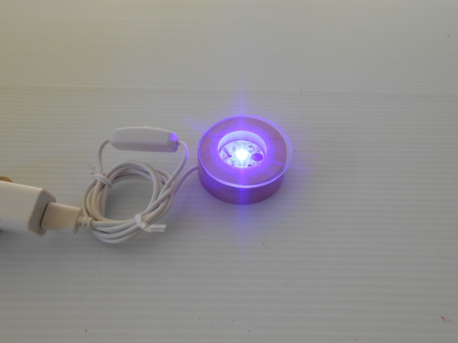 Color Changing L E D Glow Base T-1062