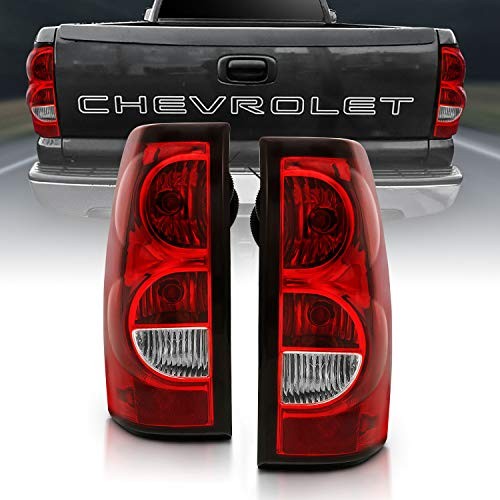 for 2003-2006 Chevy Silverado Replacement OE Style Ruby Red Red/Clear