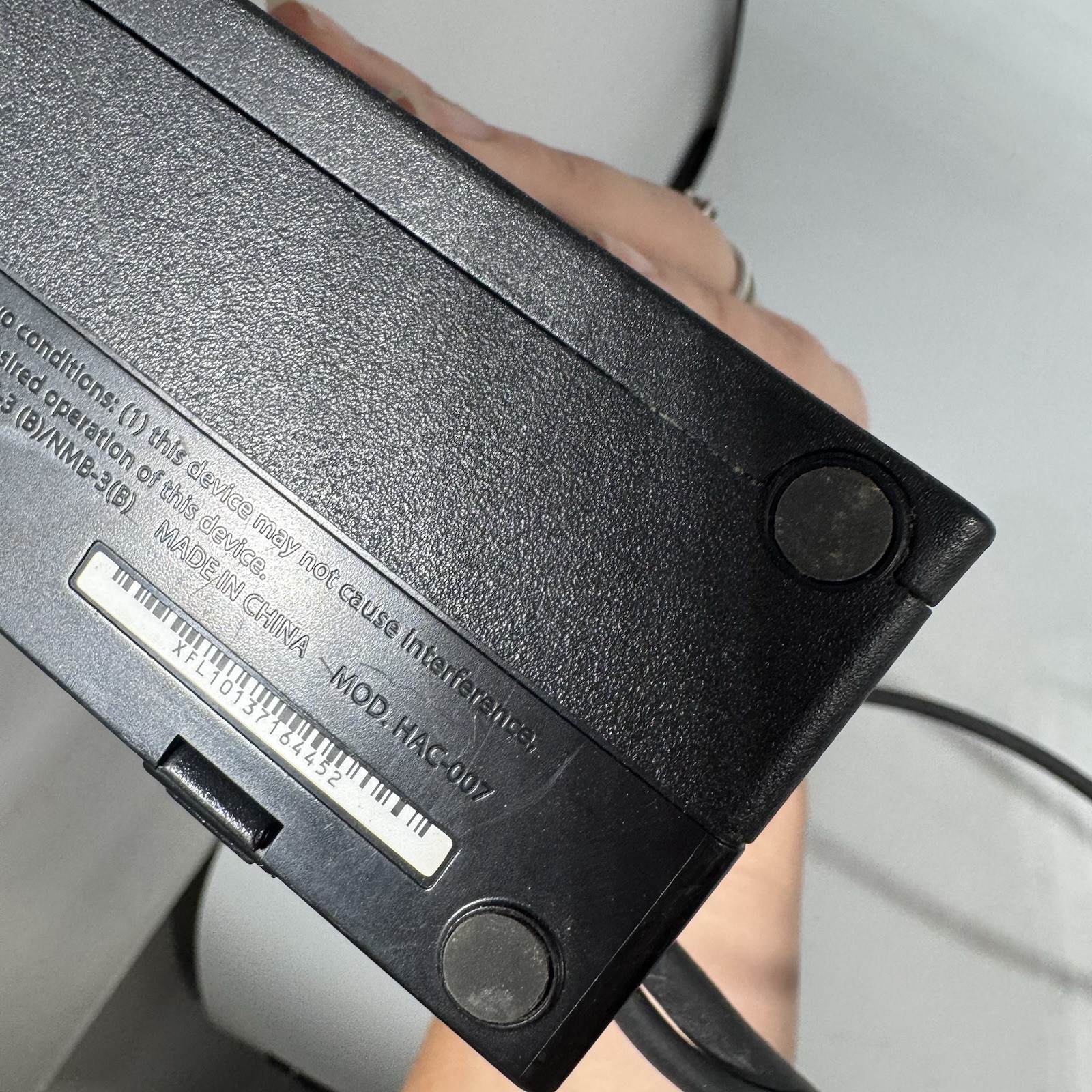 Black Nintendo Switch Original Dock + HDMI Cable & Power Cord HAC-007