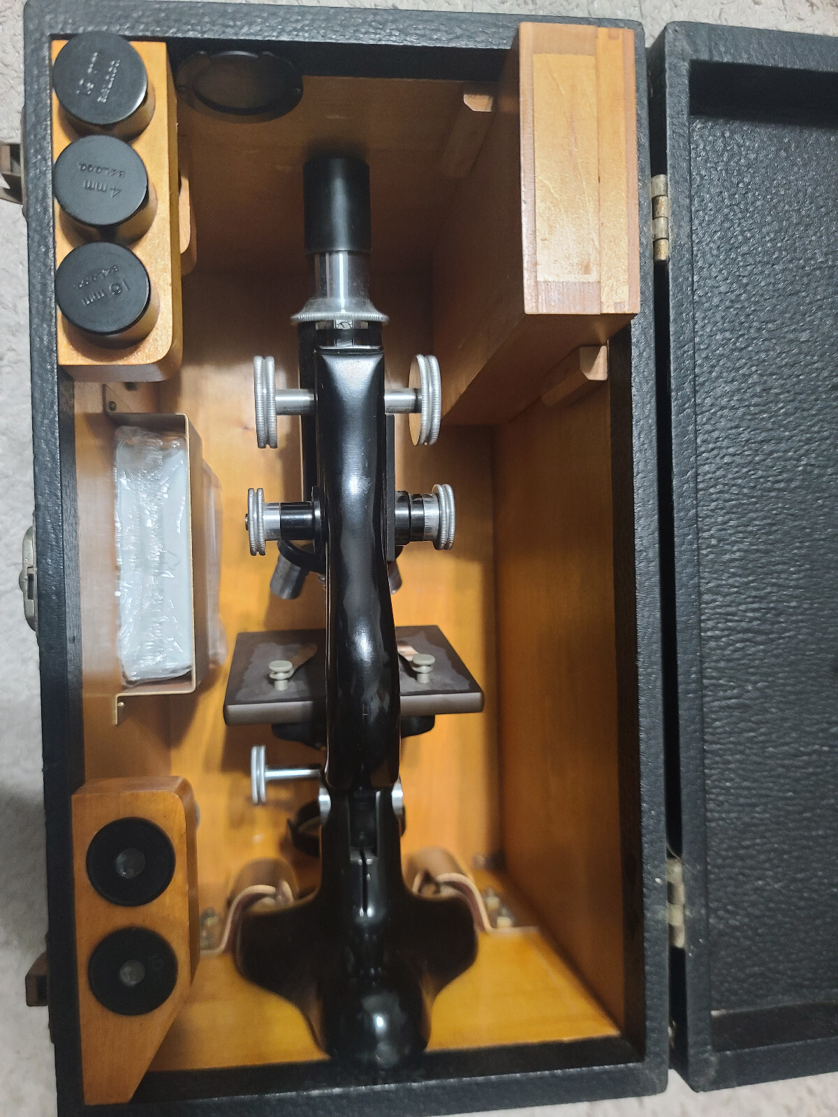 Antique Bausch Lomb Microscope Vintage 1915 (217923)