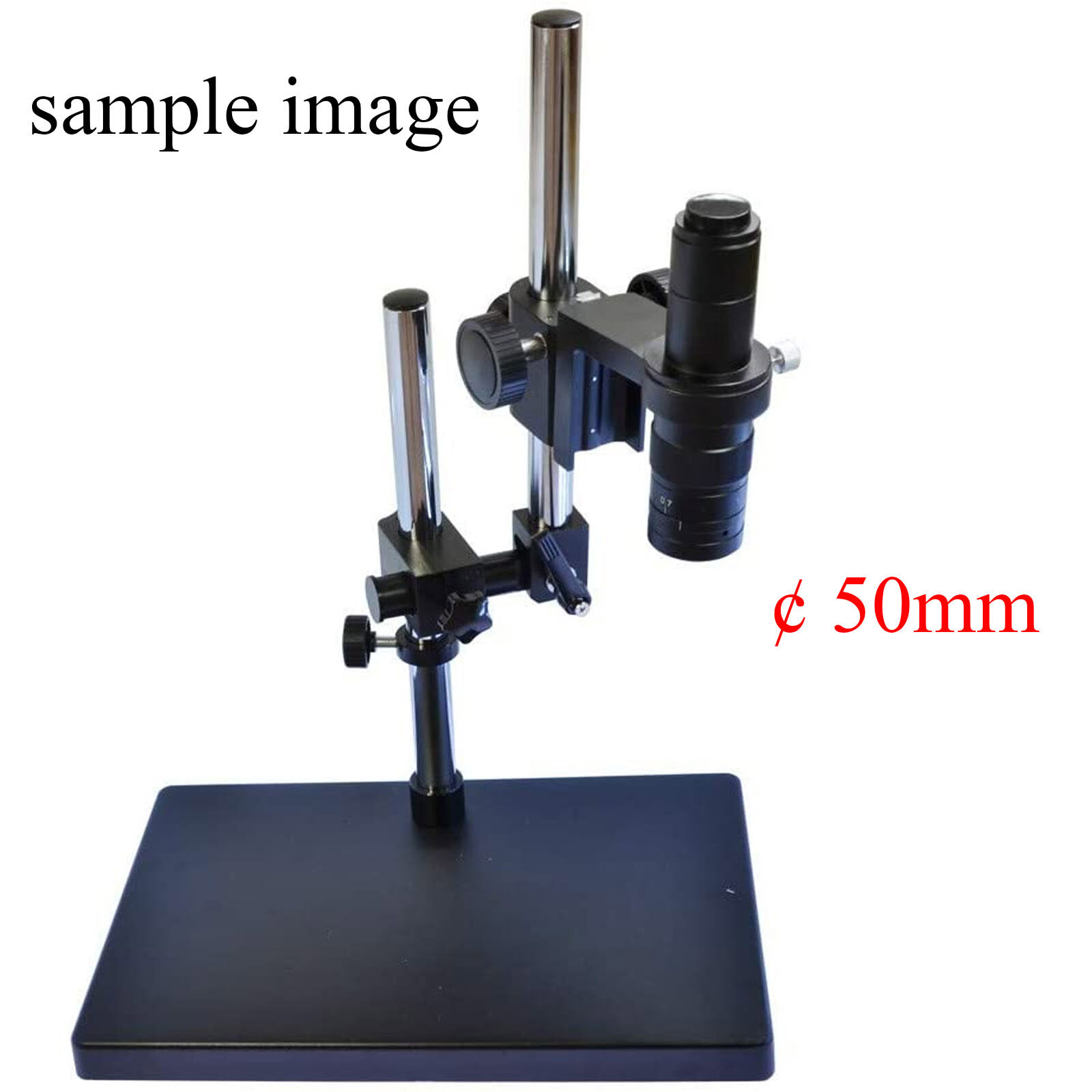 Microscope Camera Adjustable Boom Large Stereo Arm Table Stand Holder 10-265mm