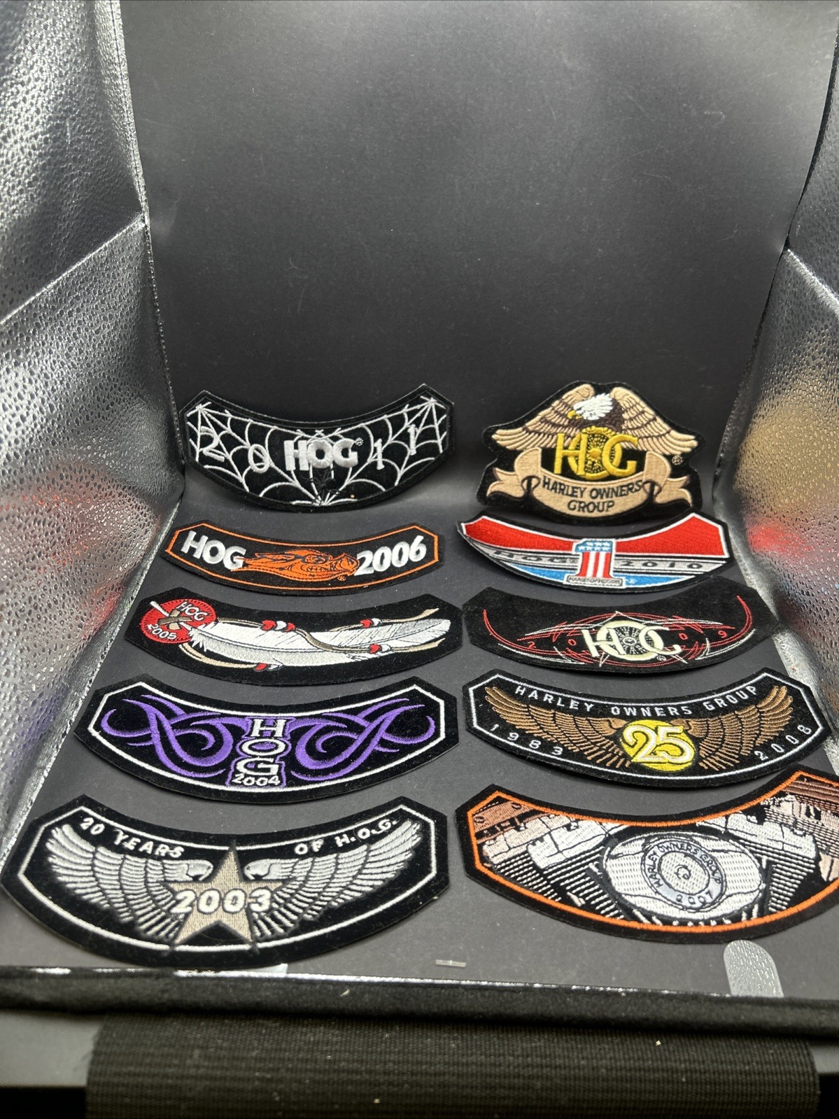Custom Harley Davidson HOG Patch Lot 2003-2011 Plus HOG Patch