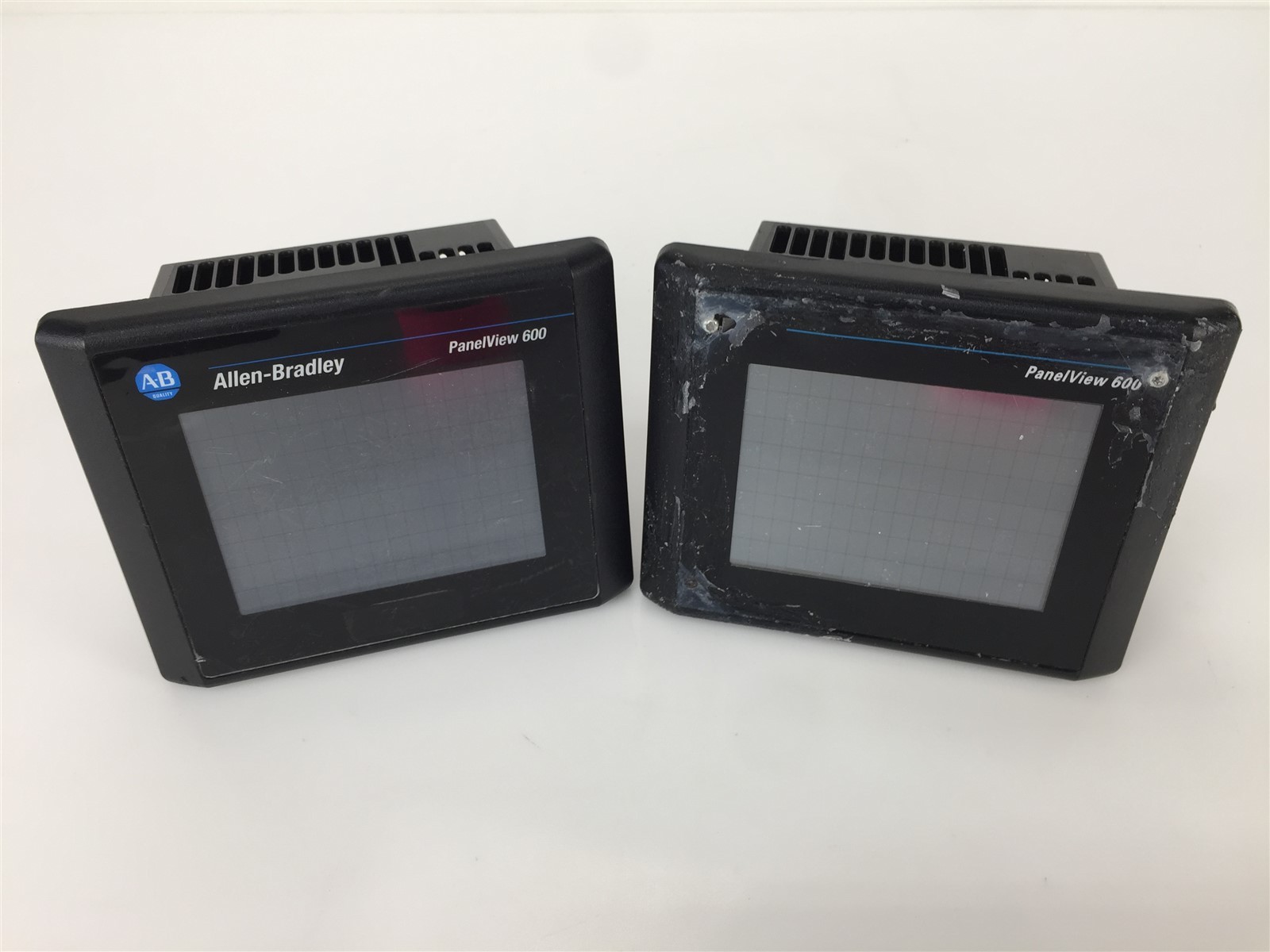 Lot of 2 - Allen Bradley PanelView 600 6" Color Operator Interface 2711-T6C16L1