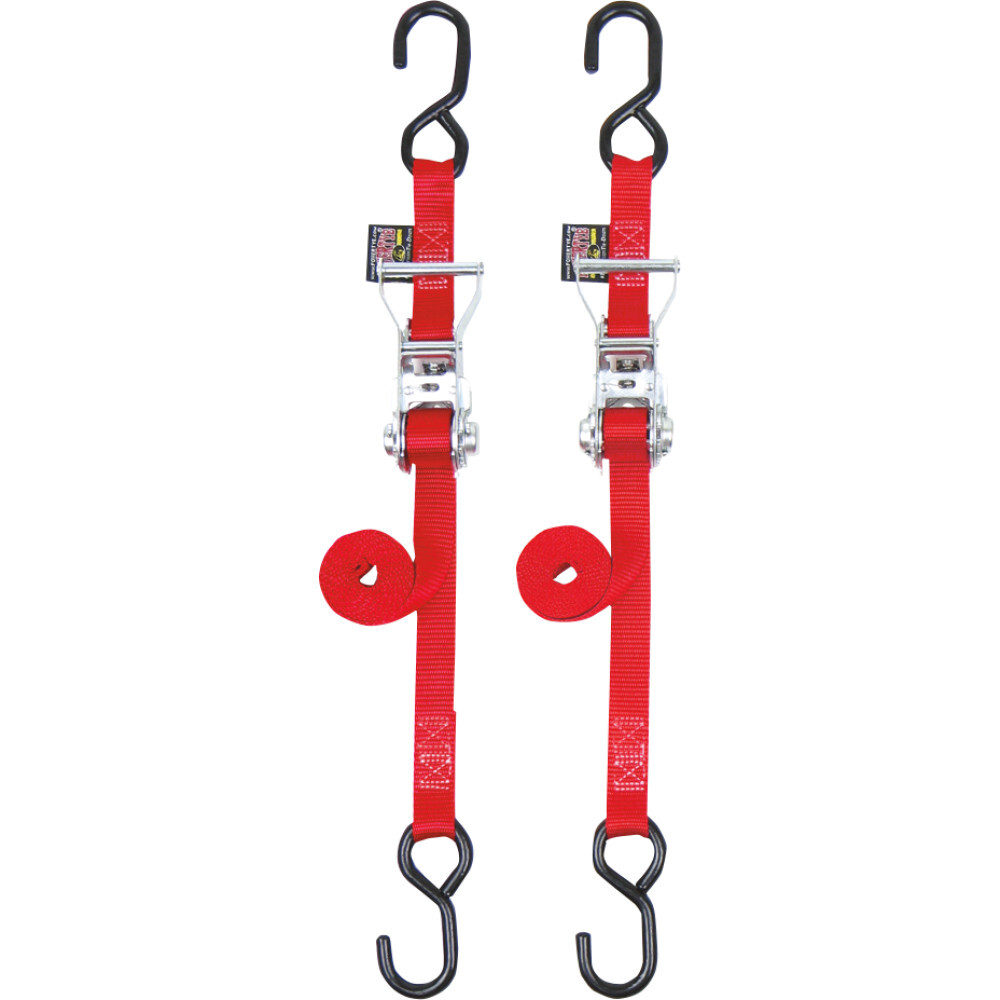 Powertye Mfg Ratchet Tie-Down - 1" - Red | 32271