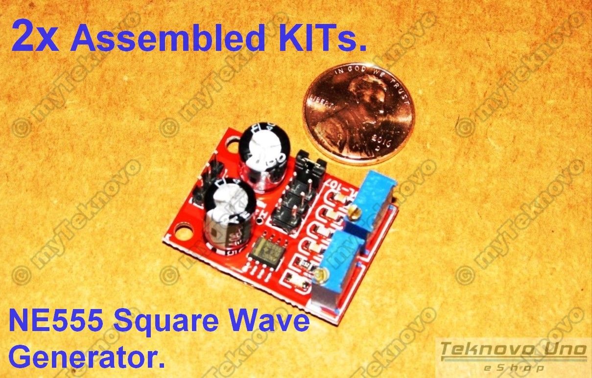 2x Assembled SMD NE555 LM555 Adjustable Square Wave Generator KIT - USA