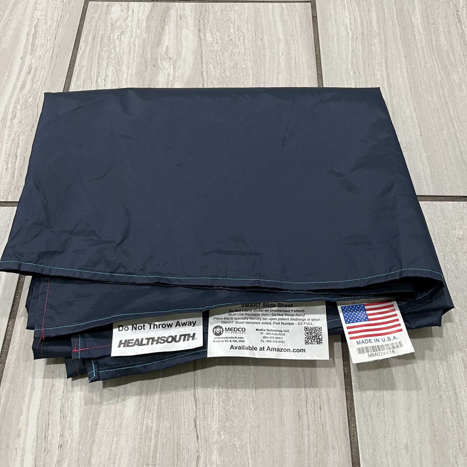 Smart Slide Sheet Medco Technology, LLC 59 X 78 Full Size Bed