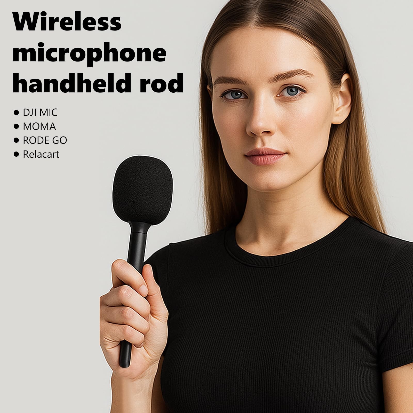 DJI Mic Holder Microphone Stand Handheld Interview Mic Holder for RODE & DJI ...