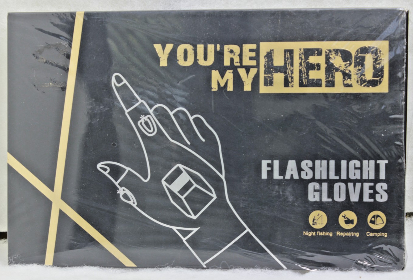 LED FLASHLIGHT GLOVES For Repairs, Fishing, camping
