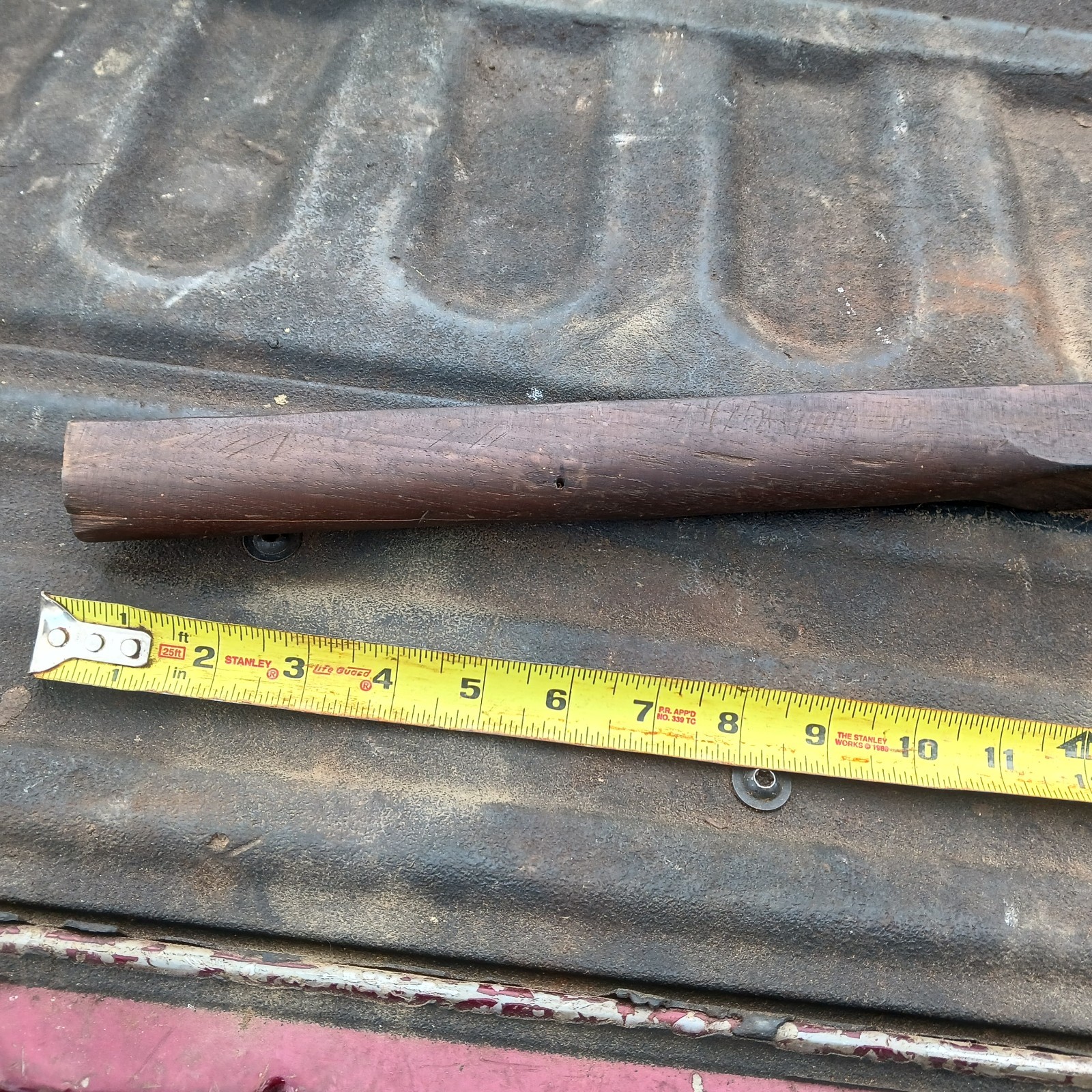 Antique Muzzleloader Stock In Walnut Well Used